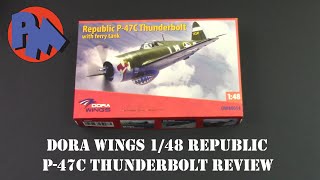 DORA WINGS DW48054 1/48 Republic P-47C Thunderbolt Review