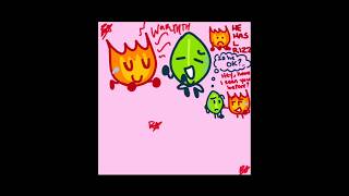 Firey's Love For Leafy (Fireafy) [BFDI Art]