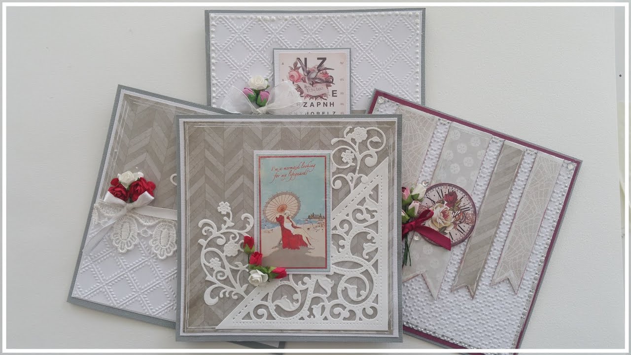 Kort / Card - Part 1/2: with scraps from Fresh minialbum Authentique paper mache