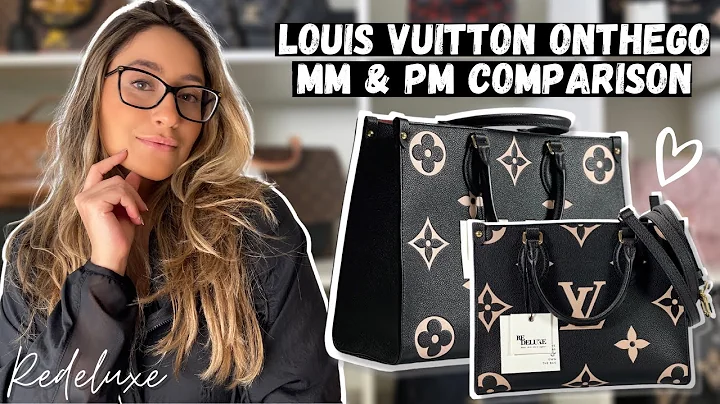 Louis Vuitton Size Comparison (ONTHEGO MM + PM) | Bonus GM Comparison