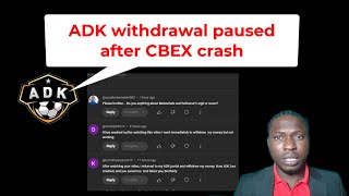 Download Lagu ADK Platform CRASHED After CBEX SCAM? 😱 Withdrawal Issues Exposed (Latest Update \u0026 Scam Warning!) MP3 Download Lagu ADK Platform CRASHED After CBEX SCAM? 😱 Withdrawal Issues Exposed (Latest Update \u0026 Scam Warning!) MP3