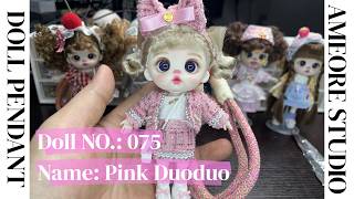 Pastel Pink Tweed Perfection! Unboxing Pink Duoduo (No.075) Bow Headband Doll Charm 💖🎀 screenshot 5