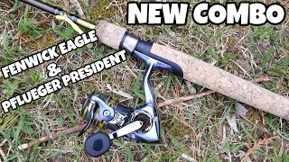 Unboxing and Catching Fish on New Rod & Reel (Fenwick Eagle