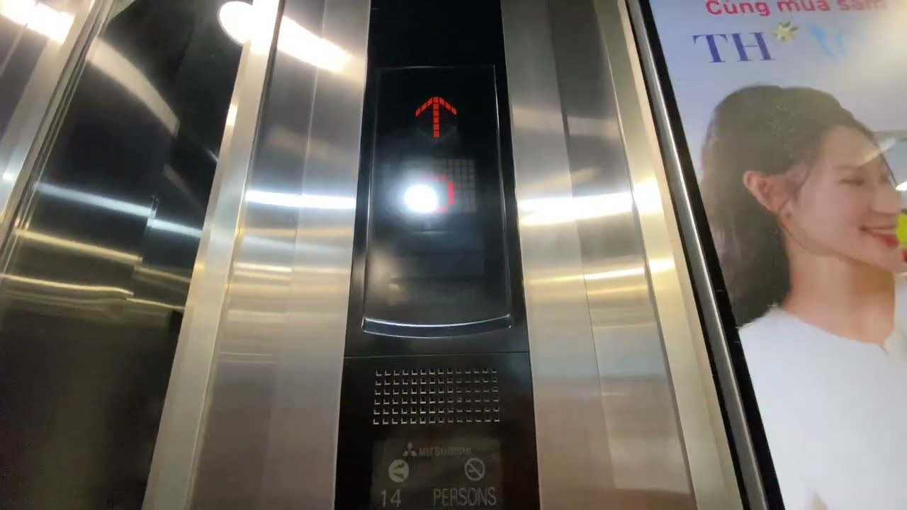 Mitsubishi Elenessa elevator at Vincom Bà Triệu - Tower B (Shopping Center Zone), Hanoi