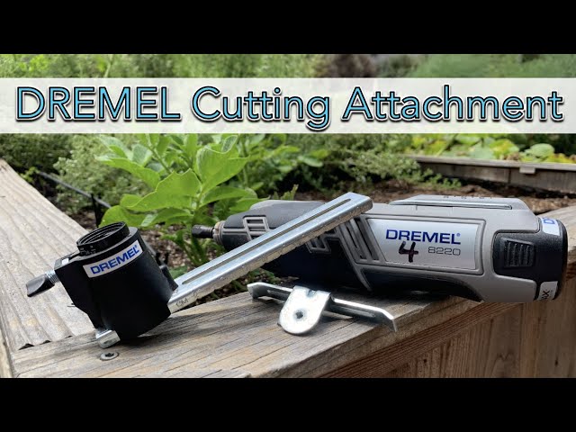 How to Use Dremel Cutter & Straight Edge Guide - YouTube