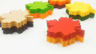 Premium Felt Maple Leaf Cutouts for Autumn Crafts & Decor | Summer-Ray