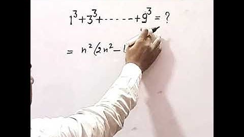 sum of cube of odd natural number | maths trick | #shorts | easy maths trick