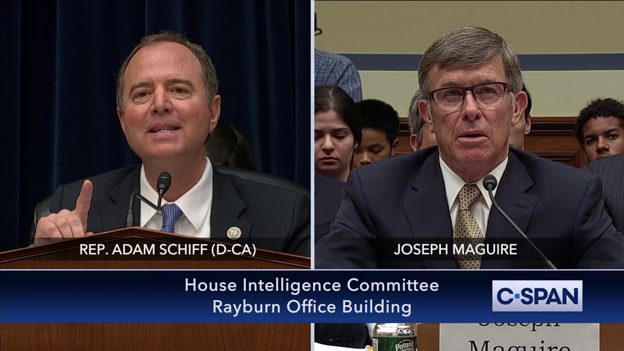 c-span channel Acting DNI says he didn't hold back whistleblower complaint