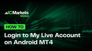 How to Login to MT4 Android with IC Markets Global