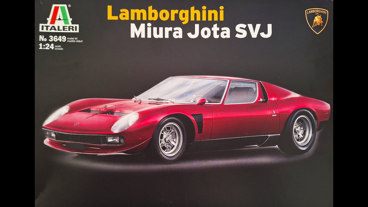 Lamborghini Miura Jota Italeri Full Video - YouTube