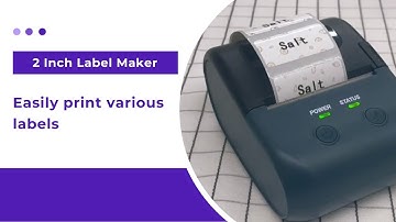 OFFNOVA 2 Inch Label Maker | How To Print Adorable Labels Effortlessly