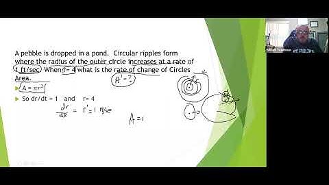 Math 2413 Cal 1  sec 3.7  Related rate of changes
