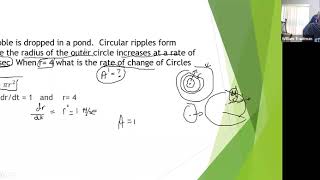 Math 2413 Cal 1  sec 3.7  Related rate of changes