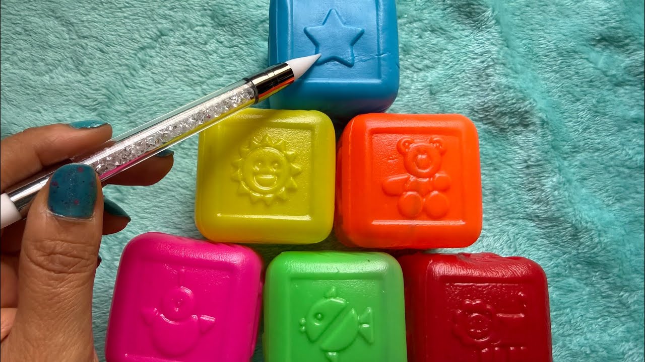 Let’s Play With Colourful Cubes!🧊 | No Talking ASMR |