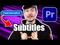 Adding Automatic Captions in Adobe Premiere Pro