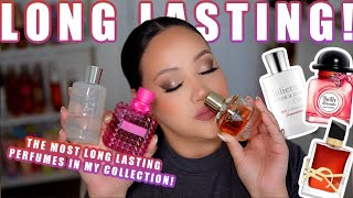 MY TOP LONG LASTING PERFUMES IN MY COLLECTION❣ | THESE FRAGRANCES LAST FOREVER ON ME! | AMY GLAM ✨