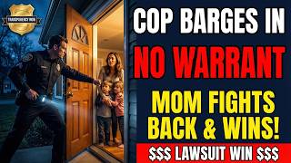 Cop BARGES Into Mom's Home WITHOUT WARRANT, Arrests Her Son — Then She WINS!