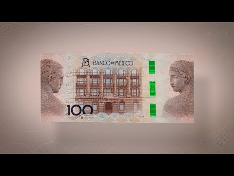 Espécimen conmemorativo del 100 Aniversario del Banco de México