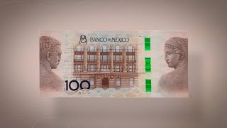 Espécimen conmemorativo del 100 Aniversario del Banco de México