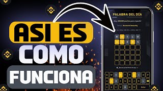 How the #Binance Word of the Day Game Works 🫡 Earn Crypto screenshot 1