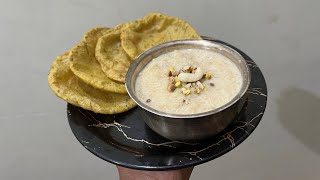 Kheer aur Masala puri ki tasty recipe