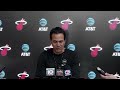 "We're trying to push our way... out of the play-in." - Bam | Practice Interviews | Feb. 23, 2026