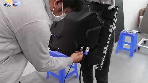 How to Mount the 640x480mm Die-cast Magnetic Front Service Cabinets onto the Frame Structure?