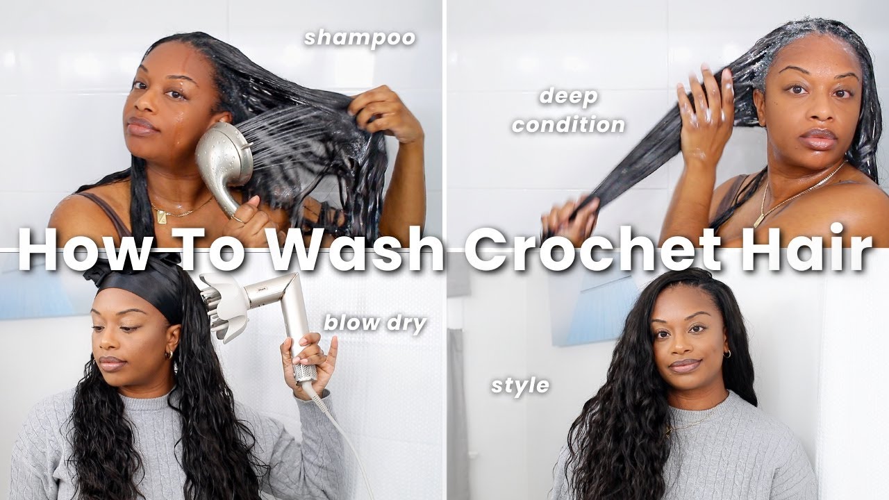 Как мыть волосы, связанные крючком | Посмотрите это перед мытьем волос