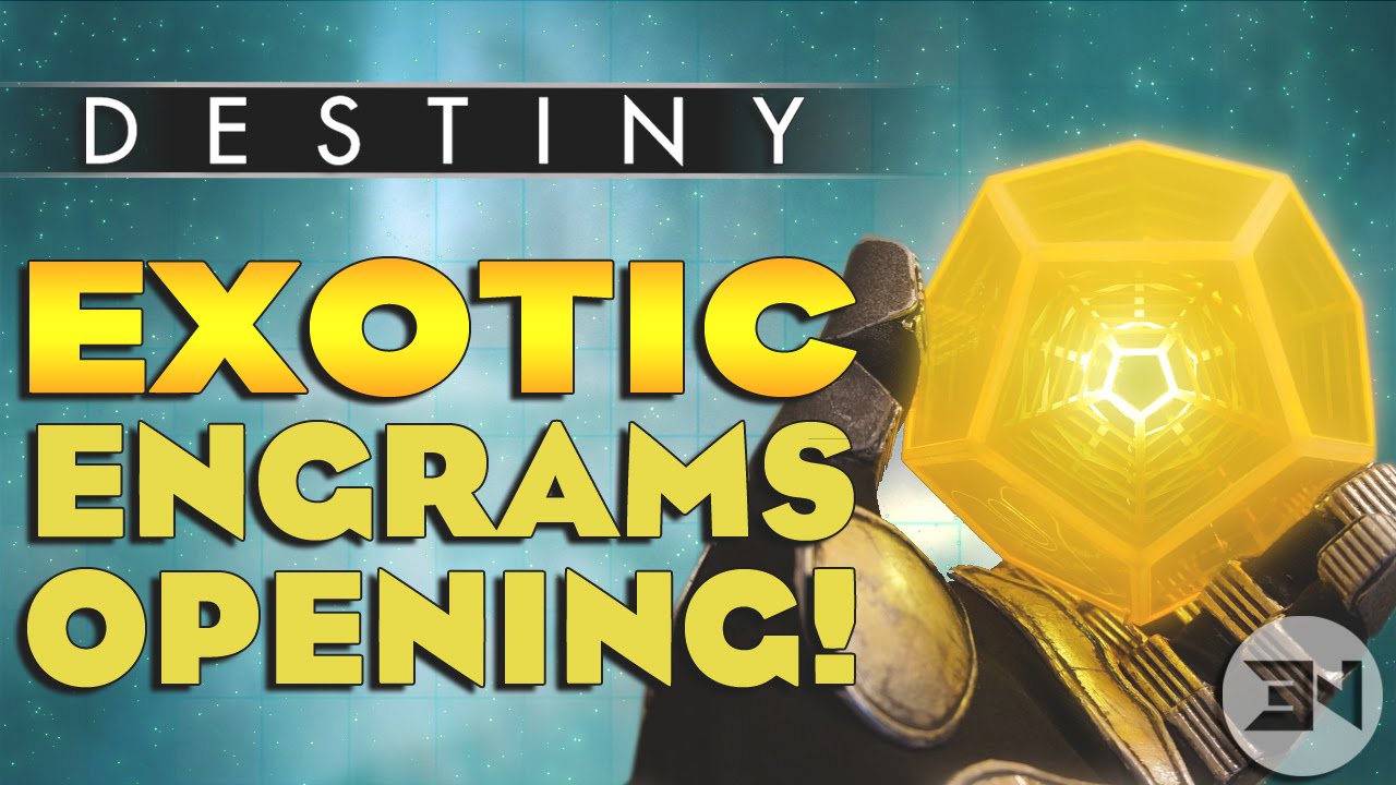 Opening Exotic Engrams After April Update - In Search Of 335 Max Light Level