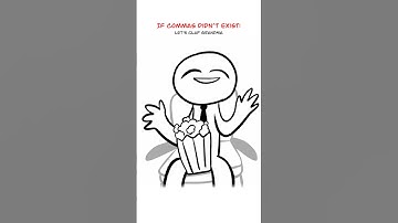 No Commas 😅 (Animation Meme) Anim: RedFlowerCrown #shorts