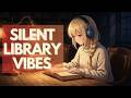 KEEP ME COMPANY 🎧 Library Silence Lofi | Reading &amp; Study Music All Night