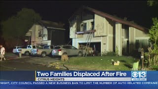 Fire Breaks Out Between Two Homes In Citrus Heights