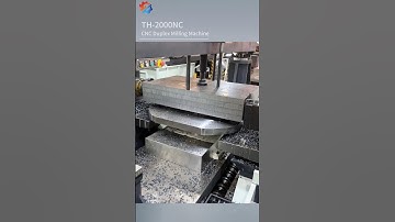 CNC Duplex Milling Machine TH-2000NC for Processing of Large Mold Plates #GooDa #cncmilling #mold