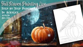 Special Halloween Paint With Me LIVE!! Lachri