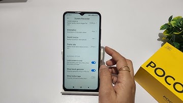 How to enable screen recording with audio in poco c65 | poco c51 me screen recording kaise kare