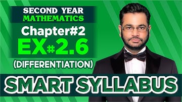 Smart Syllabus | Second Year Mathematics | Chapter 2 | Exercise 2.6 | Muhammad Atif Firdous