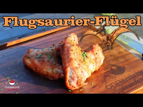 Gegrillte Flugsaurierflügel mit Zitronenmarinade