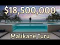 Miami&#39;de Okyanusa Sıfır $18.500.000&#39;lık Dubleks Modern Apartman Turu