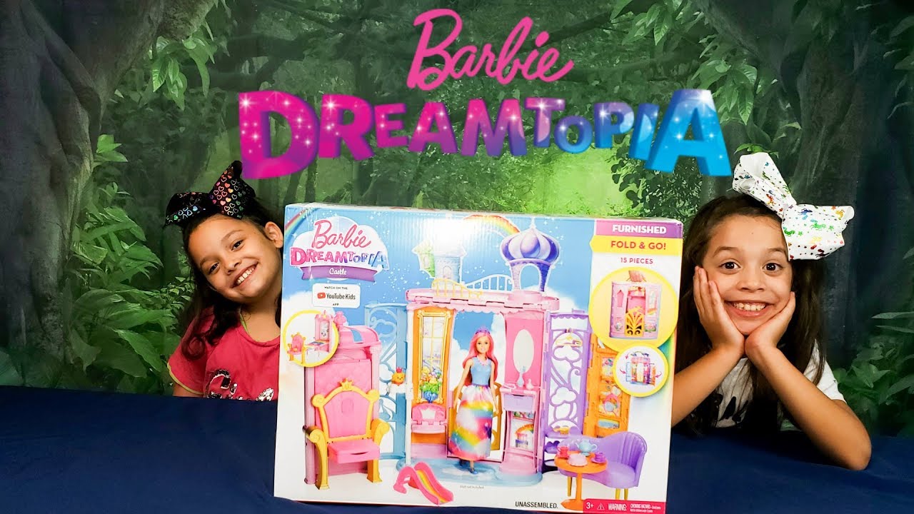 barbie portable rainbow cove castle