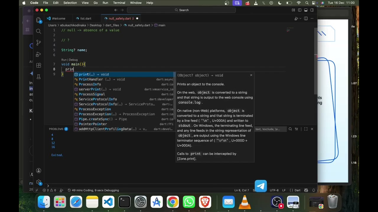 Module 1 Part 10 - Dart null type