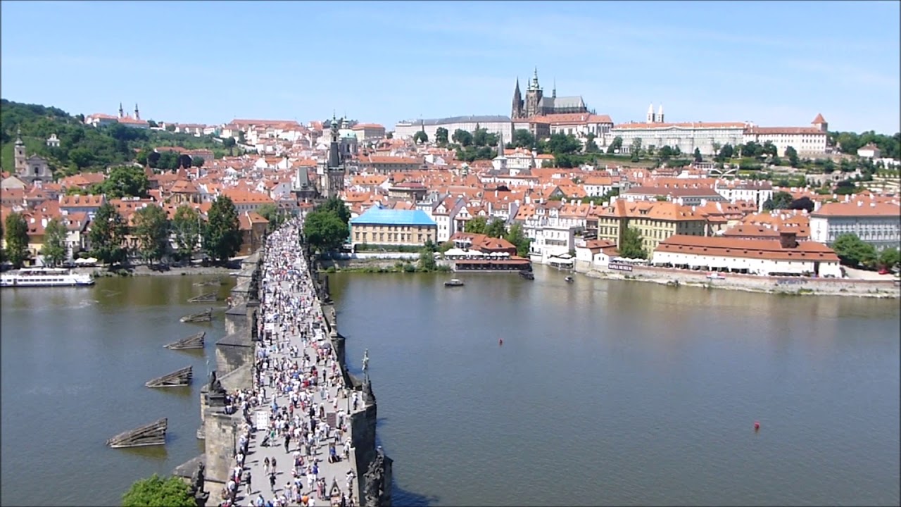 Prague from the Old Town Bridge Tower, Czech Republic