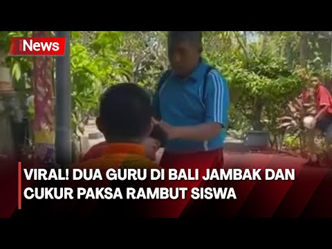 VIRAL! Dua Guru di Bali Jambak dan Cukur Paksa Rambut Siswa