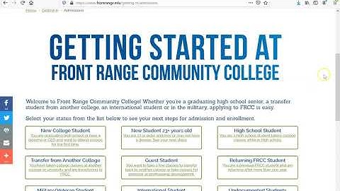 FRCC Application Process Guide