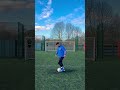 ONE OF THE BEST TRICK SHOTS I&#39;VE EVER DONE ⚽️🔥 #Shorts