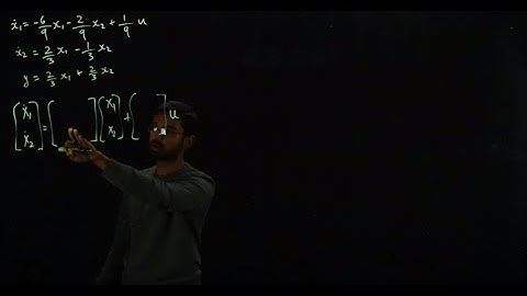 Systems Analysis - State Space Equations to Signal Flow Graph