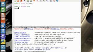 Lezioni Java su Ubuntu: Hello Word [GNU Emacs 23]