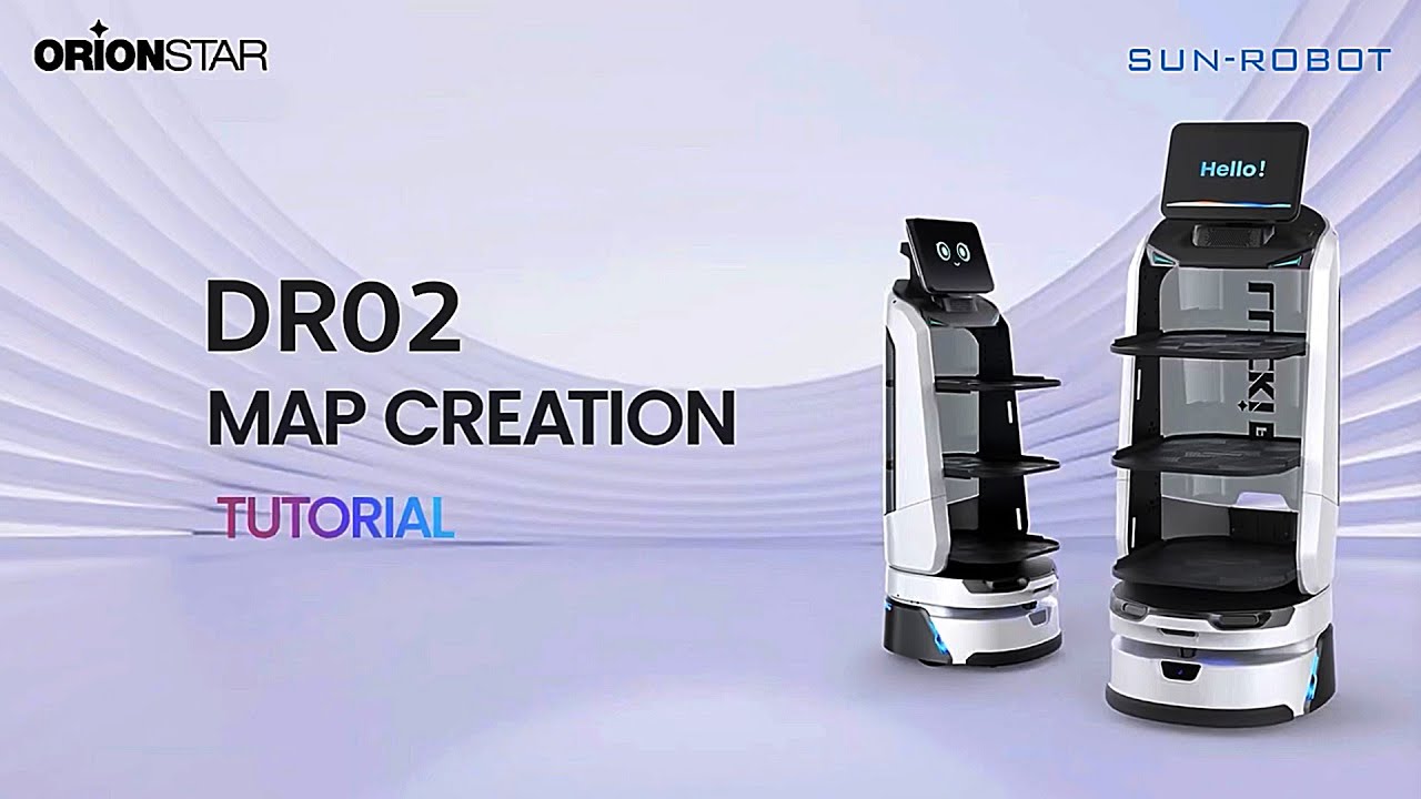(Thai Version) การทำ Mapping หุ่นยนต์เสิร์ฟอาหาร Orionstar Robot รุ่น DR02