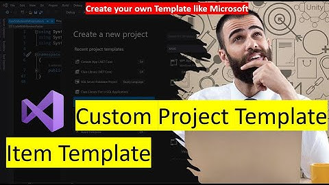 Create a custom template in Dotnet visual studio | Project Template | Item Template | Dotnet |csharp