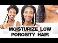 How to Moisturize Dry Low Porosity Natural Hair