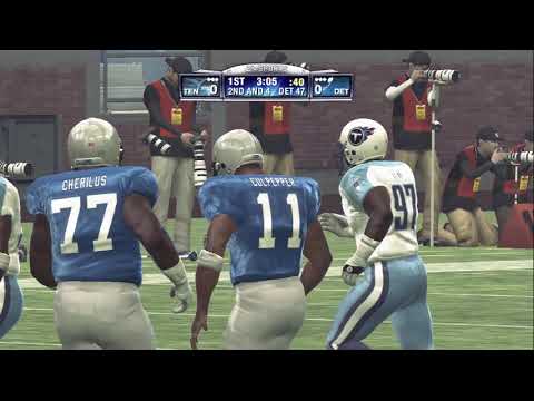 Madden NFL 09 PS3 | Tennessee Titans vs Detroit Lions | Thanksgiving